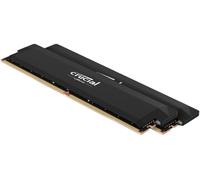 Kit Crucial Pro OC Black 32GB (2x16GB) DDR5-6400 CL38 Memoria UDIMM para juegos - Compatible con Intel XMP 3.0 y AMD EXPO