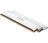 Kit Crucial Pro OC Blanco 64GB (2x32GB) DDR5-6000 CL40 Memoria UDIMM para juegos - Compatible con Intel XMP 3.0 y AMD EXPO