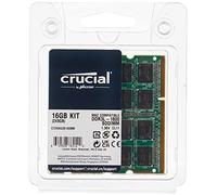 Crucial CT2K8G3S160BM - Kit de Memoria para Mac de 16 GB (8 GB x 2, DDR3/DDR3L, 1600 MT/s, PC3-12800, SODIMM, 240-Pin)