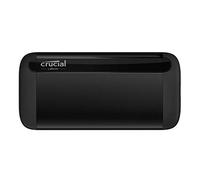Crucial CT500X8SSD9 X8 500 GB SSD portátil,de hasta 1050 MB/s,USB 3.2, Unidad de Estado sólido Externa USB-C, USB-A