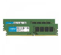CT2K32G4DFD8266 módulo de memoria 64 GB 2 x 32 GB DDR4 2666 MHz, Memoria RAM rojo, 64 GB, 2 x 32 GB, DDR4, 2666 MHz, 288-pin DIMM
