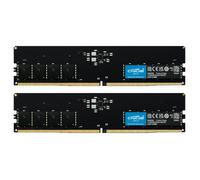 Crucial RAM DDR5 128GB Kit (2x64GB) 5600MHz CL46, Memoria PC RAM, Intel XMP 3.0 / AMD EXPO, Memoria de Alto Rendimiento - CT2K64G56C46U5