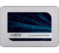 Crucial MX500 500GB CT500MX500SSD1 Unidad interna de estado sólido-hasta 560 MB/s (3D NAND, SATA, 2.5 Pulgadas), Metálico