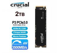 Crucial P3 2TB M.2 PCIe Gen3 NVMe 3500 MB/s, M.2 . CT2000P3SSD8