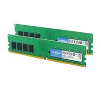 Crucial RAM DDR4 16GB Kit (8GBx2) 3200MHz CL22, Memoria PC (o 2933MHz / 2666MHz) - CT2K8G4DFRA32A