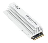 Crucial T705 SSD 2TB PCIe Gen5 NVMe M.2 Edición Limitada SSD Interna Gaming con Disipador Premium Blanco, Hasta 14.500MB/s, Microsoft DirectStorage, Compatibilidad PCIe 4.0 - CT2000T705SSD5A