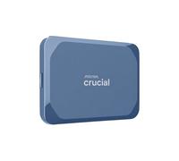 Crucial X10 1TB SSD Externo Portátil, hasta 2100MB/s, USB-C 3.2 Gen2, Clasificación IP65 de resistencia al agua y al polvo, Disco Duro Sólido Externo, Azul Mate - CT1000X10SSD9-02