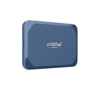 Crucial X10 2TB SSD Externo Portátil, hasta 2100MB/s, USB-C 3.2 Gen2, Clasificación IP65 de resistencia al agua y al polvo, Disco Duro Sólido Externo SSD, Azul Mate - CT2000X10SSD9-02