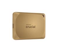 Crucial X10 Pro SSD 4TB Portátil, Lectura de hasta 2100 MB/s y Escritura de 2000 MB/s, PC y Mac, Resistente al Agua y al Polvo IP55, Disco Duro Sólido Externo, USB-C 3.2, Oro - CT4000X10PROSSD9D02