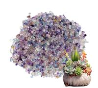 crudo arcoíris - Piedras decorativas de cristales crudos para meditación