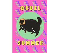 Cruel Summer: An colourful pattern 80s-Inspired Cat Lover’s Notebook retro font: 80s babies, retro queens, and synthwave dreamers