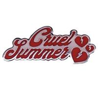 Cruel Summer Banana Taylor 80s Song Broken Hearts Heartache Heartbreak Pop Music Star Singer - Pin esmaltado de 1.2 pulgadas, 1.2 Inches wide, Esmalte, Esmalte