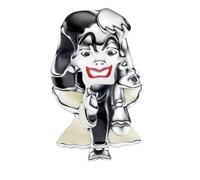 Cruella De Vil - Abalorio de plata 925 compatible con abalorios Pandora, Trollbeads, Chamilia, Biagi y muchas otras pulseras del Reino Unido., Metal