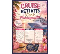 Cruise Activity Book for Adults and Seniors: Easy-to-Read Fun Puzzles Including Sudoku, Word Scramble and Mine Finder | Summer Holiday Adventure