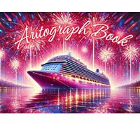 Cruise Autograph Book: Portable Journal/Scrapbook For Signatures and Photos/Pictures of Characters and Princesses. Space for Stickers and Decals. Gift for Girls and Kids of All Ages.