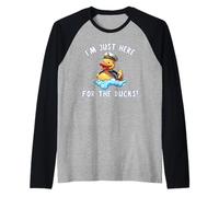 Cruise Ducks I'm Just Here for Them Hidin Findin Huntin Fun Camiseta Manga Raglan