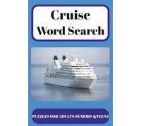 Cruise Holiday Word Search Book: With Easy to Read Print about Cruise Destinations and More | 6x9 inches, 110 pages | 50+ puzzles ... Gift for Vacations, Holidays and Pastimes