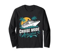 Cruise Mode Activated Tropical Vacation Ship Art Manga Larga