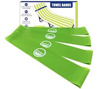 Cruise On Paquete de 4 Bandas de Toalla, Mejores Clips de Toalla para sillas y Playa, Esenciales para cruceros 2024 y 2025