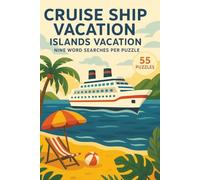 Cruise Ship Vacation Islands Vacation nine word searches per puzzle: vacation word search (word search book)