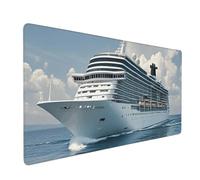 Cruise Ships - Alfombrilla de mouse para juegos, 35.5 x 16 pulgadas, grande, extendida, para teclado de computadora, alfombrilla de mouse antideslizante, alfombrilla protectora de mesa, alfombrilla de