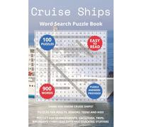 Cruise Ships Word Search Puzzle Book: Think you know Cruise Ships? Puzzles for Adults, Seniors, Teens and Kids. Perfect for Grandparents, Vacations, ... Christmas Gifts and Stocking Stuffers.