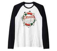 Cruise Squad 2025 Diversión para los Amantes de los cruceros Camiseta Manga Raglan