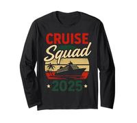 Cruise Squad 2025 Diversión para los Amantes de los cruceros Manga Larga