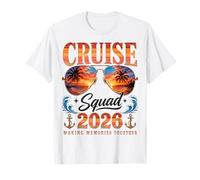 Cruise Squad 2026 Matching Family Summer Vacation Apparel Camiseta
