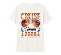 Cruise Squad 2026 Matching Family Summer Vacation Apparel Camiseta Premium