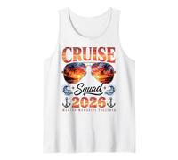 Cruise Squad 2026 Matching Family Summer Vacation Apparel Camiseta sin Mangas