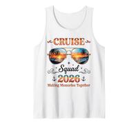 Cruise Squad 2026 Matching Family Summer Vacation Apparel Camiseta sin Mangas