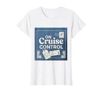 Cruise Vacation Squad Ocean Travel Lover Family Cruise Camiseta gráfica económica, Mujer, Blanco, L