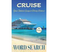 Cruise Word Search Book: Cruise Word Search Book: Word Searches with Easy to Read Print about Ships, Islands, Coasts and More | 6x9 inches, 110 pages ... Gift for Vacations, Holidays and Free Times