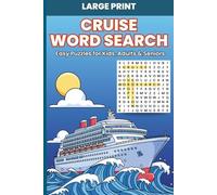 Cruise Word Search - Europe Edition (Large Print): 80 Relaxing Travel-Themed Word Search Puzzles with Solutions | Easy Puzzles for Kids, Adults & Seniors | 6 x 9 Inch