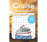 Cruise Word Search Puzzle Book: ord Searches with Easy to Read Print about Cruises, Holidays, Relaxation, and More │ 6x9 inches, 110 pages │ 50+ Puzzles… │Gift for Vacations, Holidays, and Relaxation