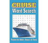 Cruise Word Search Puzzle Book: Word Searches with Easy to Read Print about Cruise, Sail, Voyage and More (6x9 inches, 110 pages, 50+ Puzzles) ... Gift for Free Times, Anxiety Relief and Relaxation