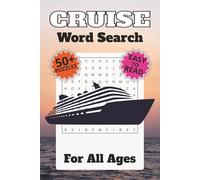 Cruise Word Search Puzzle Book: Word Searches with Easy to Read Print about Cruises, Destinations, Onboard Fun and More | 6x9 inches, 110 pages | 50+ ... Gift for Vacations, Holidays and Free Times
