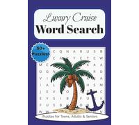 Cruise Word Search Puzzle Book: Word Searches with Easy to Read Print about Cruises, Travel, Vacation and More. 6x9 inches, 110 pages, 50+ Puzzles, Gift for Graduates, Teens, Holidays, and Free Times