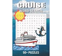 Cruise Word Search Puzzle Book: Word Searches with Easy to Read Print about Cruising, Cruise Ships, Cruise Ports | 6x9 inches, 110 pages | 50+ Puzzles, Gift for Holidays, Vacations, and Free Timess