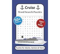 Cruise Word Search Puzzle Books: Word Searches with Easy to Read Print about Cruising, Travel, Memories and more / 6x9 inches, 110 pages / 50+ Puzzles ... Great for Vacations, Holidays, or Free Time