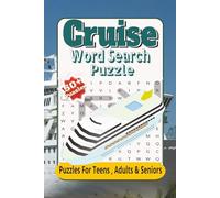 Cruise Word Search Puzzles: Word Searches with Easy to Read Print about ship, ocean, sea and more | 6x9 inches 110 Pages| 50+ puzzles... Gifts for Vacation Holidays and Free Times