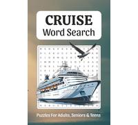 Cruise Word Search: Word Searches about Cruise, Ports, Ship, Vacations and More, 6x9 ,110 pages, Easy to Read Print, Solutions Included, Gift for Vacations, Holidays and Free Times