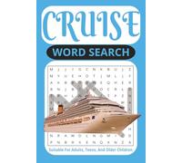 Cruise Word Search: Word Searches With Easy to Read Print About Cruise And More | 6x9 Inches, 110 Pages, 50 + Puzzles…| Gift For Vacations, Holidays And Relaxing Times.