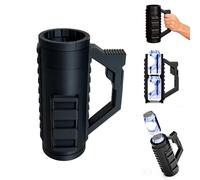 CruiseCup Tactical Assault Can Holder, Insulated Style Beverage Sleeve with Handle, Heavy Duty Portable Beer Cooler for Tailgating, Camping, Fishing and Man Cave Decor (Black)