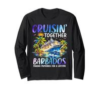 Cruisin Juntos Barbados Ship Dolphin Vacaciones Manga Larga