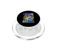 Cruisin Juntos Barbados Ship Dolphin Vacaciones PopSockets PopGrip para MagSafe