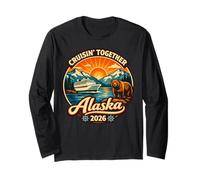 Cruisin Together Alaska 2026 Amigo de la Familia Crucero por Alaska Manga Larga