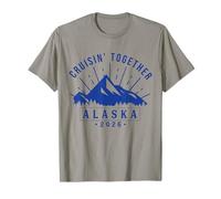 Cruisin' Together Alaska 2026 Coincidencia de Vacaciones de Viaje en Crucero Camiseta
