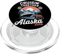 Cruisin Together Alaska 2026 Retro Aventura Crucero Alaska PopSockets PopGrip para MagSafe
